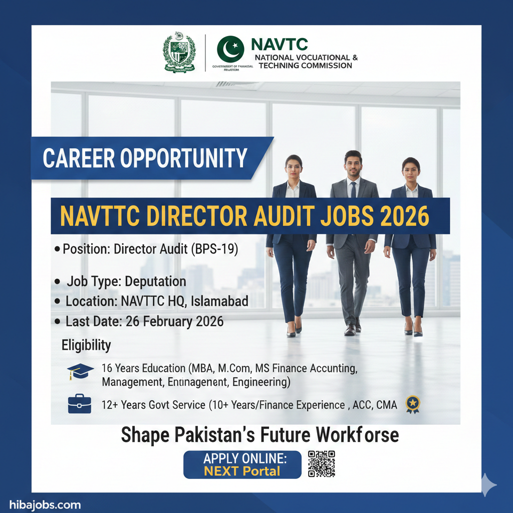 NAVTTC Director Audit Jobs 2026