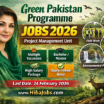 Green Pakistan Programme Jobs
