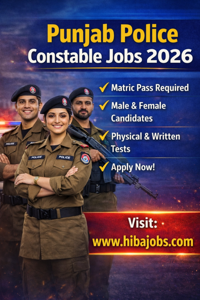 Latest Police Constable Jobs 2026