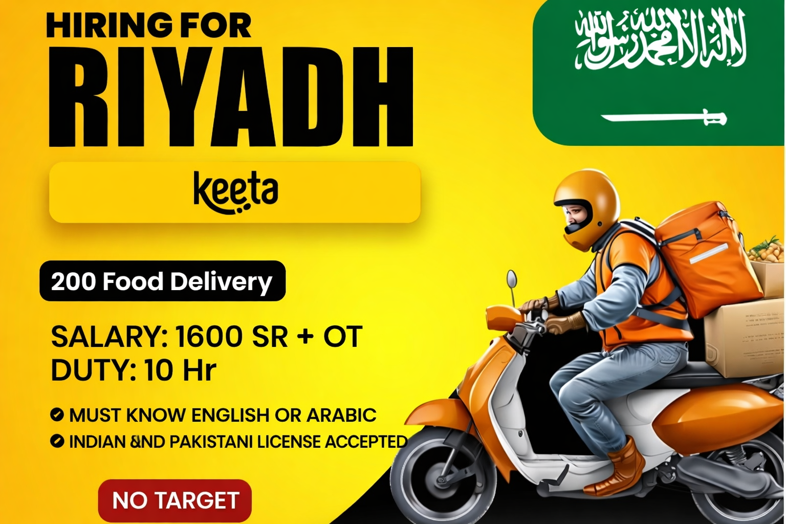 Keeta Delivery Boys Jobs 2026