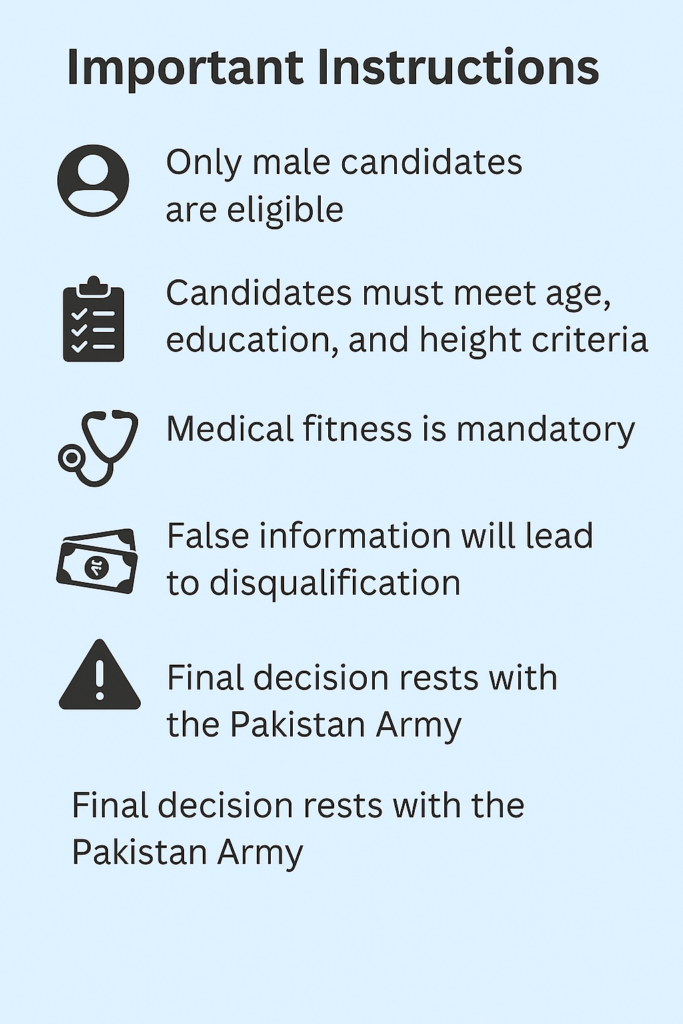 Pakistan Army Soldier Jobs 2026 – Secure a Prestigious Sipahi Career