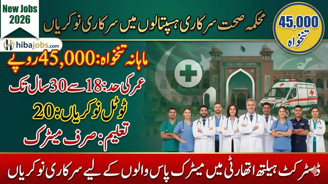 District Health Authority Punjab jobs