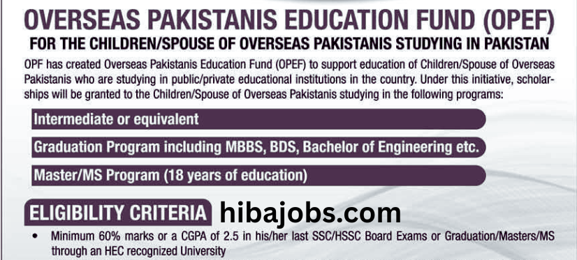 OPEF Scholarship 2026