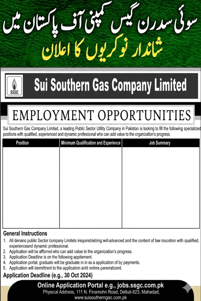 Sui Southern Gas Company Limited