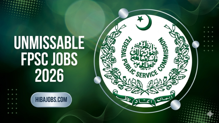 FPSC Jobs 2026 – Online Apply @www.fpsc.gov.pk