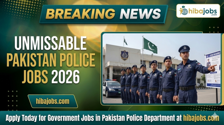 Latest Police Department Jobs in Pakistan 2026 – Apply Online